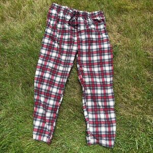 Nautica Red Plaid Flannel Pajama Pants